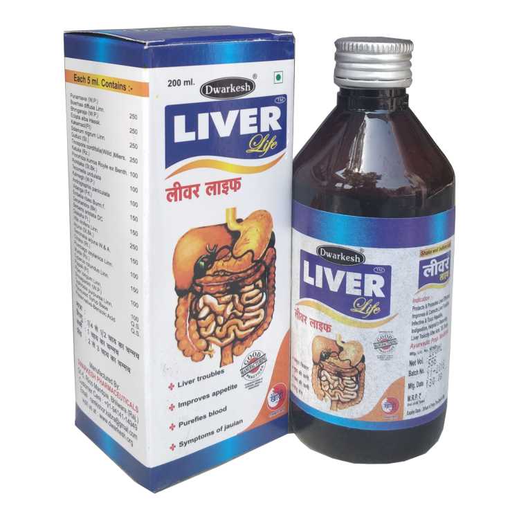 Dwarkesh Liver Life Syrup (Pack Of 2)