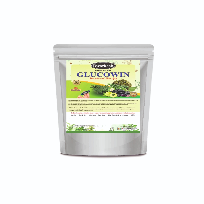 Dwarkesh Glucowin Powder 200gm (Pack of 5)