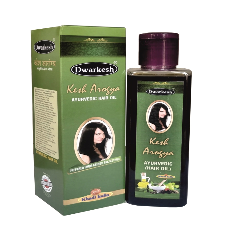 Dwarkesh Kesh Arogya Ayurvedic Hair Oil 200mi (Pack of 2)